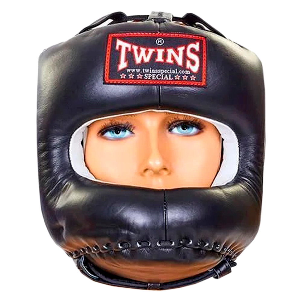 БОКСЕРСКИЙ ШЛЕМ ТАЙСКИЙ БОКС TWINS SPECIAL HGL-10 BLACK