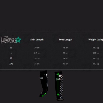 Fairtex SP6 Защита Голени "ММА Стиль" Черный