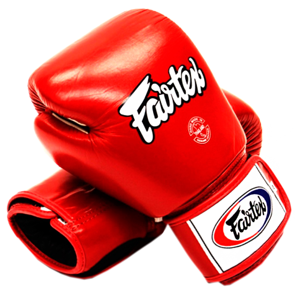 Fairtex BGV1 Боксерские Перчатки Тайский Бокс Красные