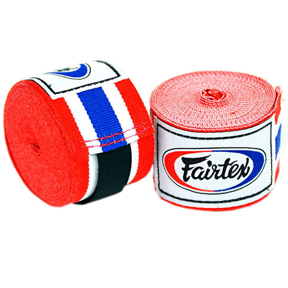 Fairtex HW2 Бинты Боксерские Тайский Бокс Флаг Таиланда
