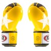 Fairtex BGV1 Боксерские Перчатки Тайский Бокс "Nation Print" Желтые