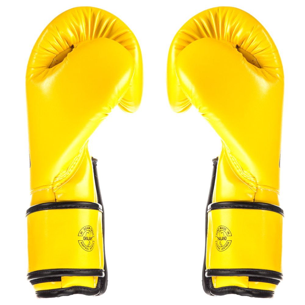 Fairtex BGV14 Боксерские Перчатки Тайский Бокс Желтые