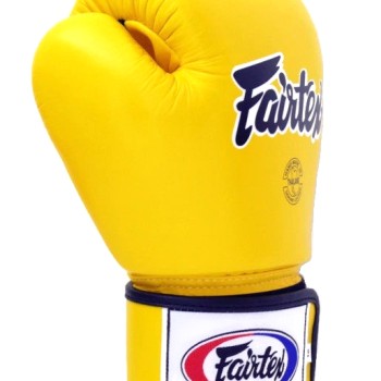 Fairtex BGV1 Боксерские Перчатки Тайский Бокс Желтые