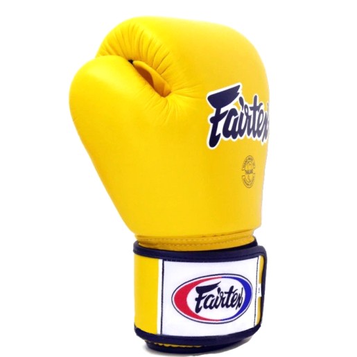 Fairtex BGV1 Боксерские Перчатки Тайский Бокс Желтые