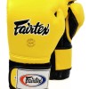 Fairtex BGV9 Боксерские Перчатки Мексиканский Стиль "Heavy Hitter's" Желто-Черные